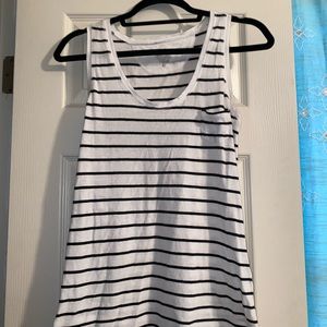 Black & White Striped Tank